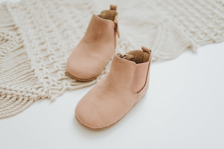 pink baby boots