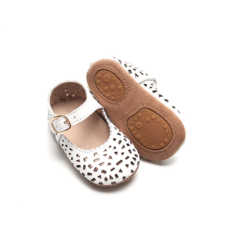 Baby Leather Mary Janes in Caramel main image 0