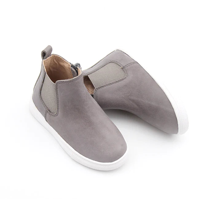 Waxed Leather Chelsea Boot