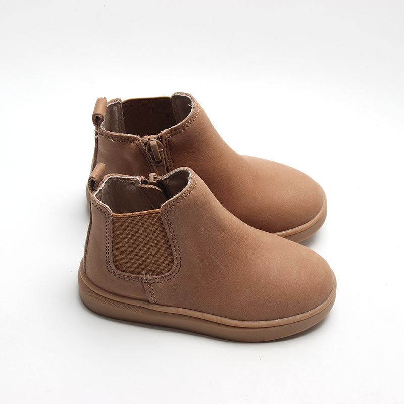 Sand color chelsea boots sale