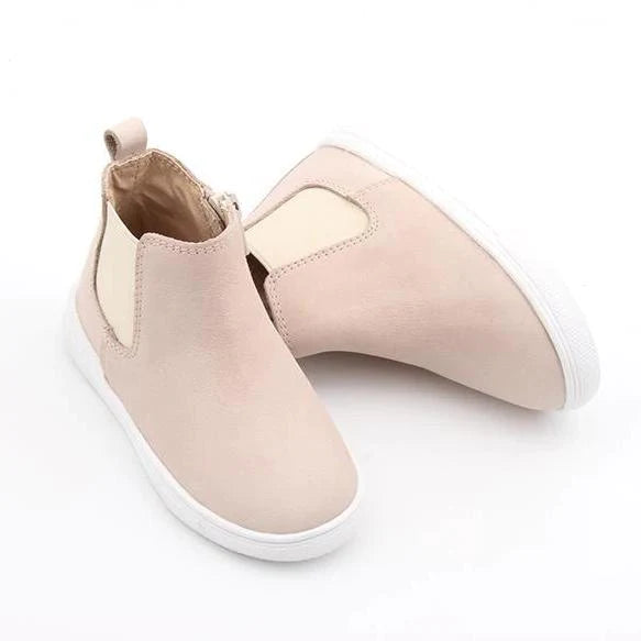 Waxed Leather Chelsea Boot